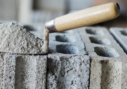 Where is concrete used?